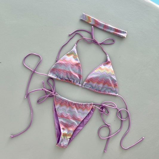 Mykonos Bikini (Bottoms) - Lilac