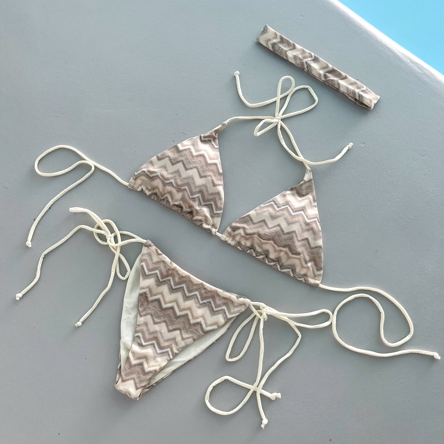 Mykonos Bikini (Top) - Cream